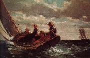 Winslow Homer Wind sail Spain oil painting artist